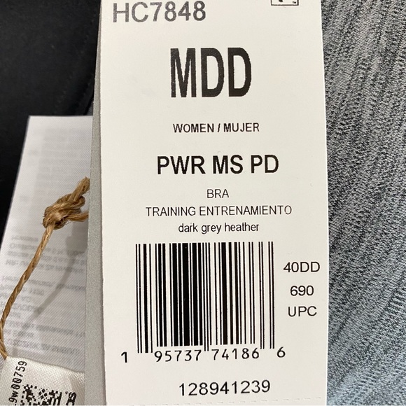 ADIDAS Powerreact Training Medium-Support Bra - Picture 8 of 8